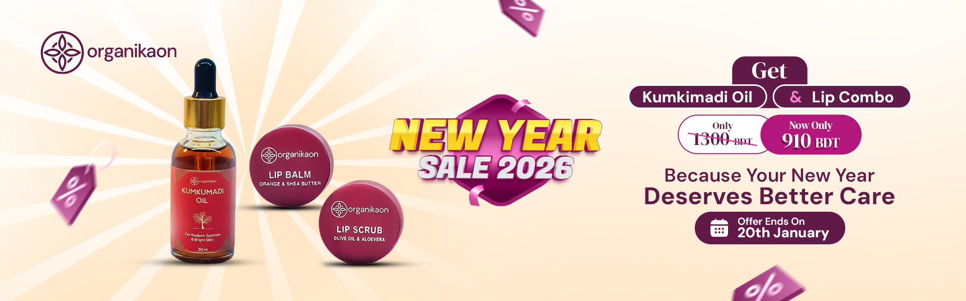 Organikaon Beauty Collection - Glow Like Never Before with Sunehra