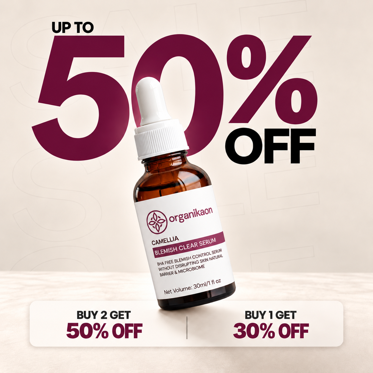Organikaon Camellia Blemish Clear Serum 30ml