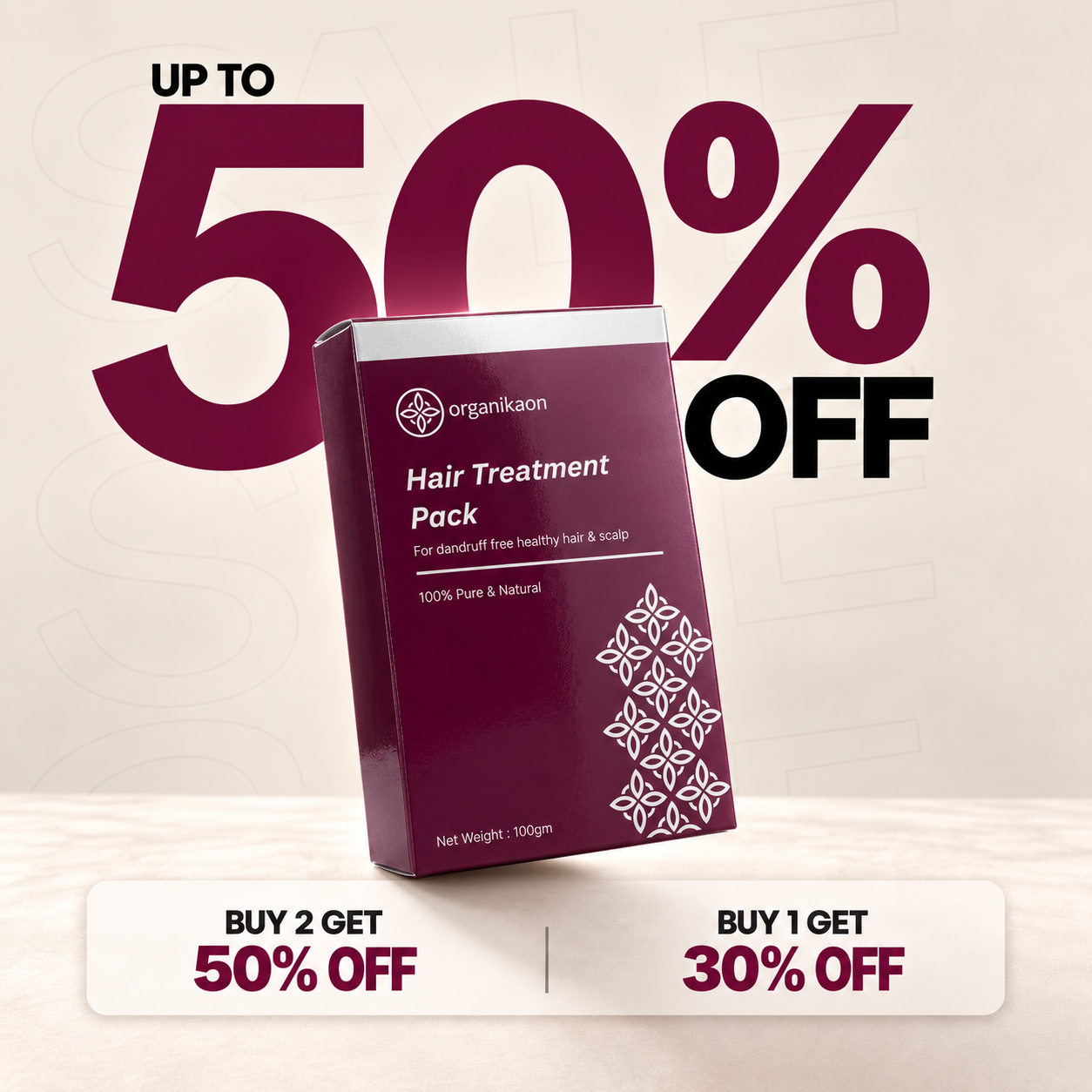 Organikaon Hair Treatment Pack-100gm