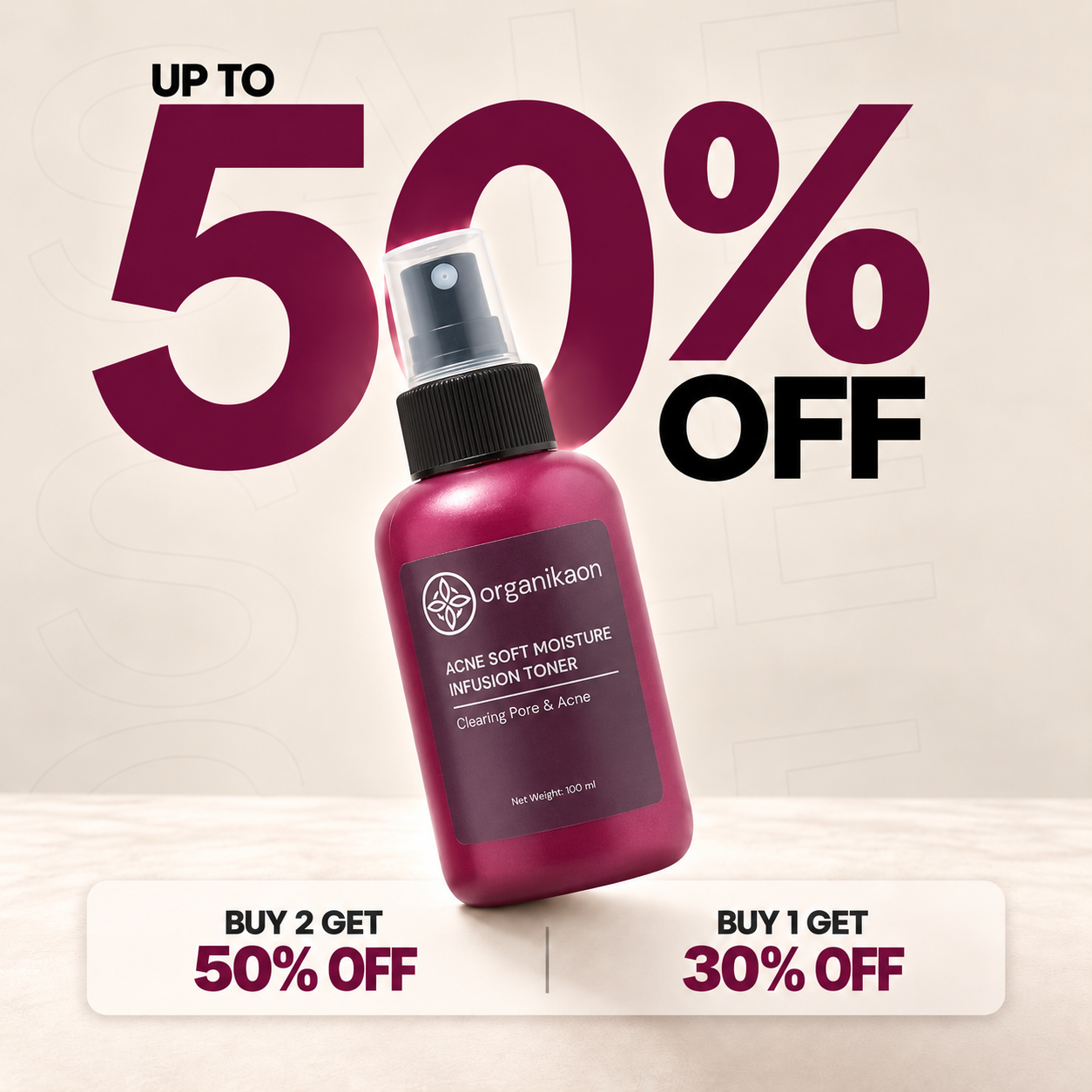 Organikaon Acne Soft Moisture Infusion Toner 100ml