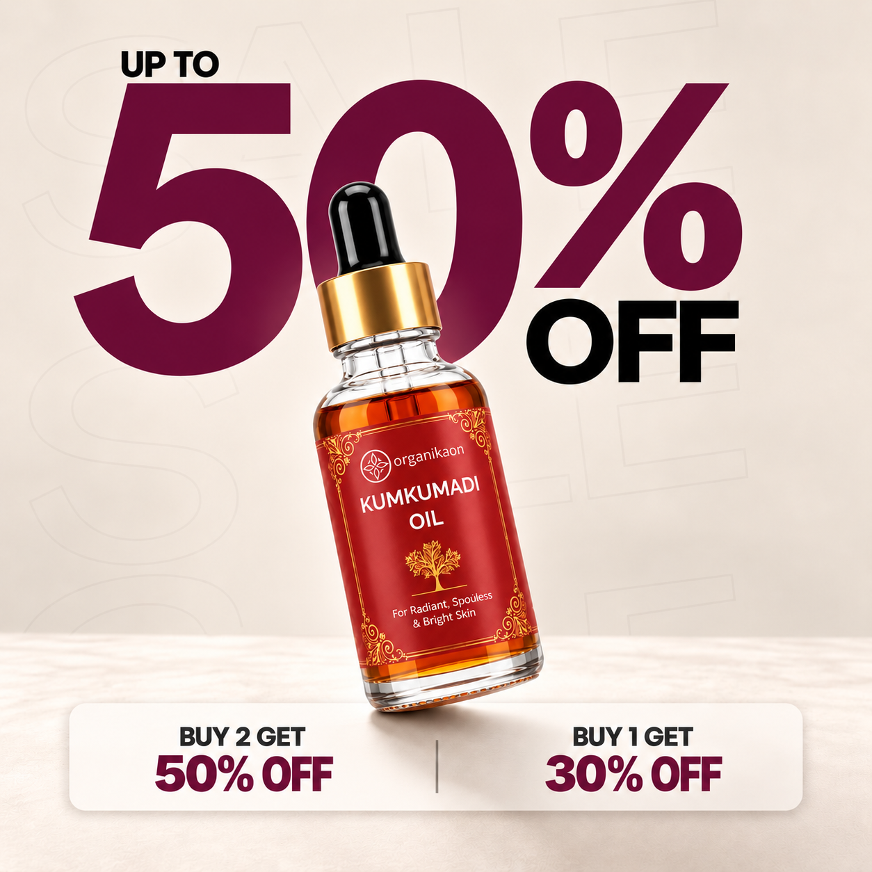 Organikaon Kumkumadi Oil 30ml
