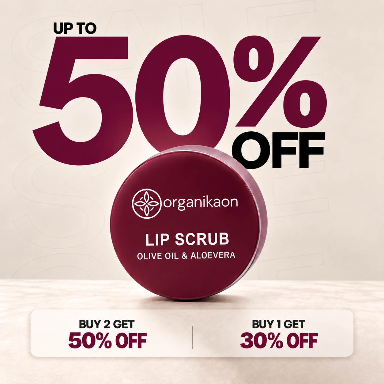 Organikaon Exfoliating Lip Scrub 10gm
