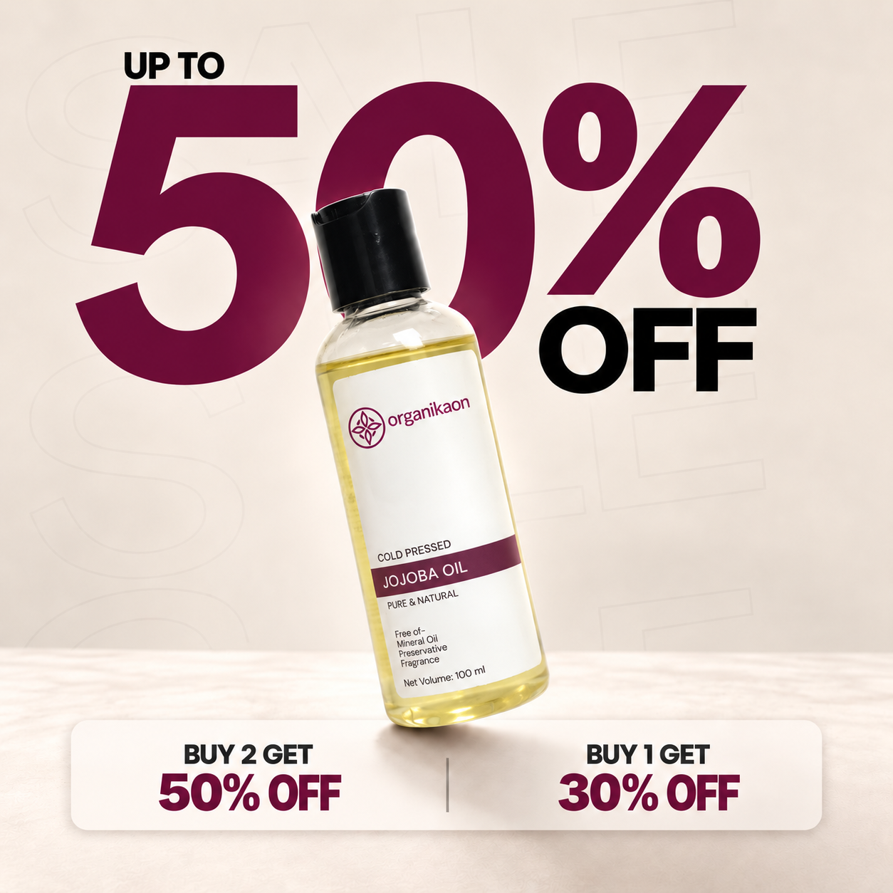 Organikaon Jojoba Oil (100ml)