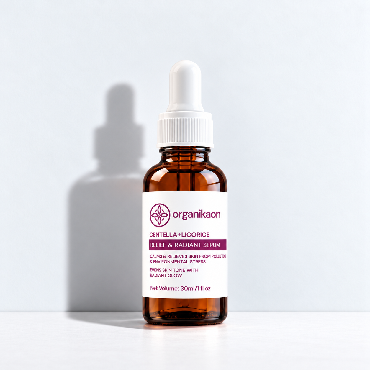 Organikaon Centella + Licorice Relief & Radiant Serum 30ml