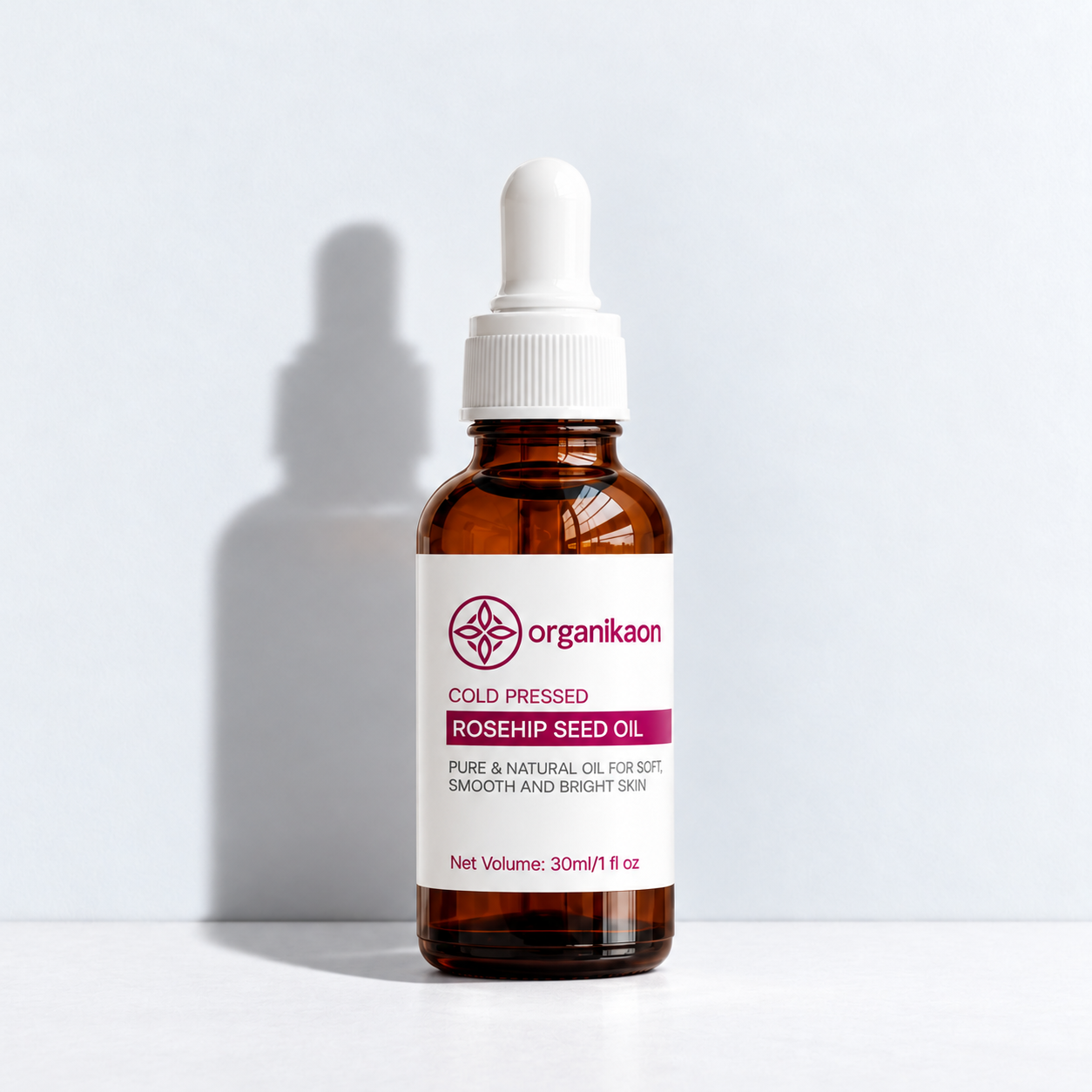 Organikaon Cold Pressed Natural Rosehip Oil- (30ml)